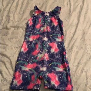 One piece Gymnastics leotard